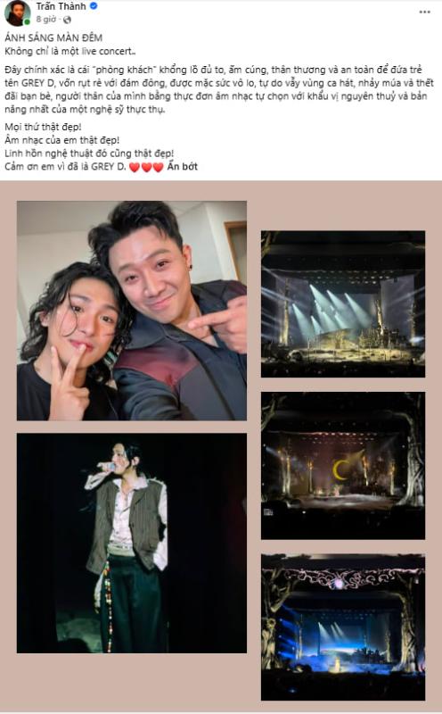 "Đột nhập" hậu trường concert duy mỹ của GREY D: Trấn Thành khen “quá xịn”, hoàng tử nhạc số cũng mê mẩn MCK - Ảnh 7.
