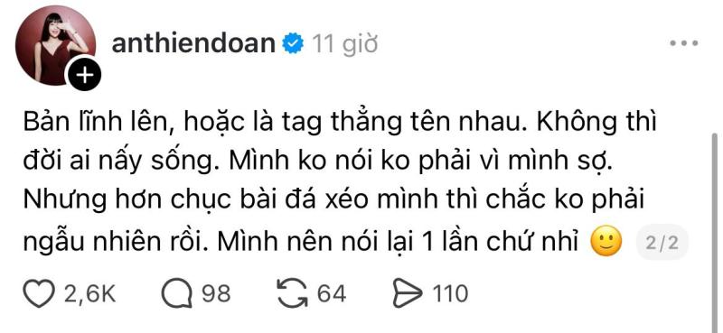 Xôn xao Minh Triệu - Thiên Ân có biến căng, đòi tag thẳng tên để "ba mặt một lời"?- Ảnh 4.