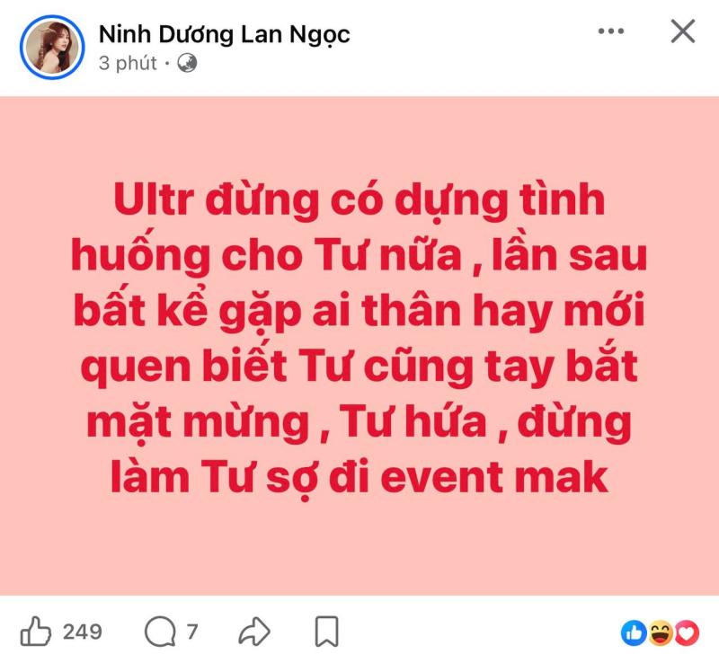 Ninh Dương Lan Ngọc "mặt lạnh như băng" bơ đẹp Lê Xuân Tiền tại sự kiện, chuyện gì đây? - Ảnh 3.