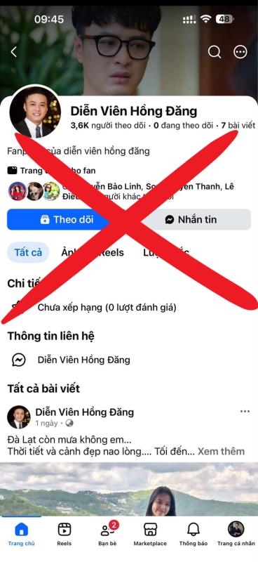 Diễn viên Hồng Đăng cảnh báo- Ảnh 2.