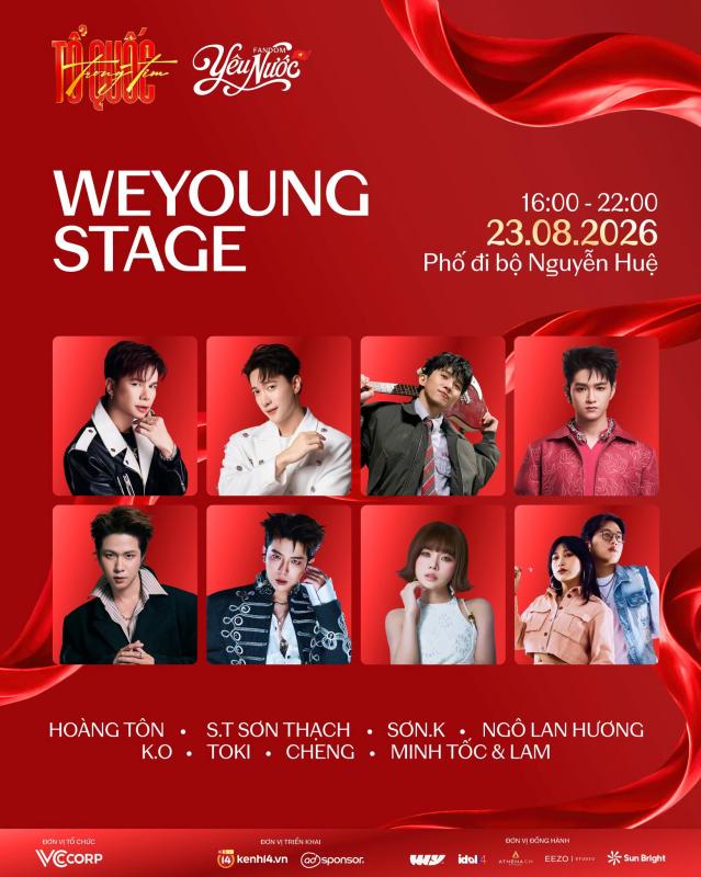 Fandom Yêu Nước cực hot: Sơn.K, Hoàng Tôn, S.T Sơn Thạch cùng loạt sao đổ bộ, sẵn sàng "quẩy tung nóc" WeYoung Stage- Ảnh 11.