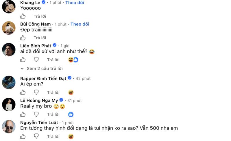 Binz xuất hiện lạ hoắc, 1 sao nam hỏi thẳng: "Ai đã đối xử với anh như thế?"- Ảnh 2.