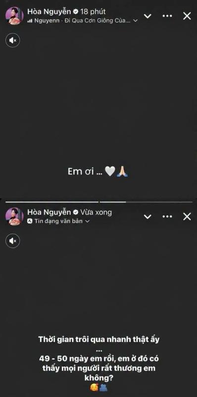Hoà Minzy nghẹn ngào sau 49 ngày thượng úy Lê Văn Thắng qua đời- Ảnh 1.