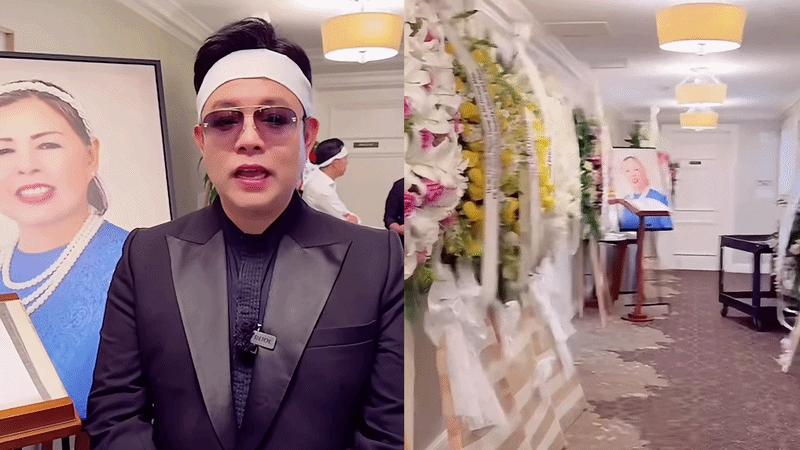 Đồng nghiệp có mặt đưa tiễn mẹ Quang Lê về nơi an nghỉ- Ảnh 5.