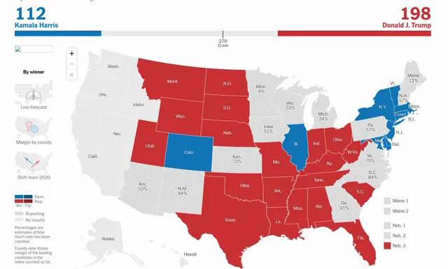 Diễn biến bầu cử Tổng thống Mỹ 2024: Báo Mỹ nói ông Donald Trump đắc cử Tổng thống thứ 47 của Mỹ- Ảnh 6.