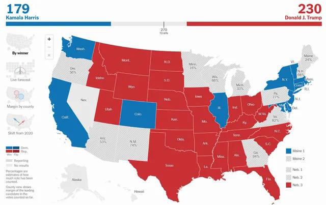 Diễn biến bầu cử Tổng thống Mỹ 2024: Báo Mỹ nói ông Donald Trump đắc cử Tổng thống thứ 47 của Mỹ- Ảnh 5.