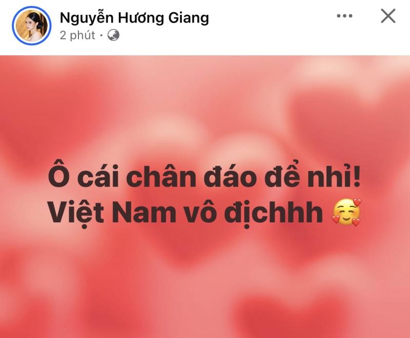 Mỹ Tâm và cả showbiz ăn mừng ĐT Việt Nam vô địch Đông Nam Á, Hoà Minzy check-in SVĐ Mỹ Đình, Diệu Nhi hẹn "đi bão" - Ảnh 19.