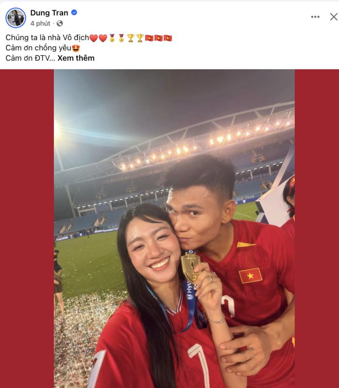 Cầu thủ ĐT Việt Nam "xả ảnh" nâng cúp, khoe huy chương vàng tưng bừng MXH, một đêm không ngủ khi vô địch ASEAN Cup 2026 - Ảnh 4.