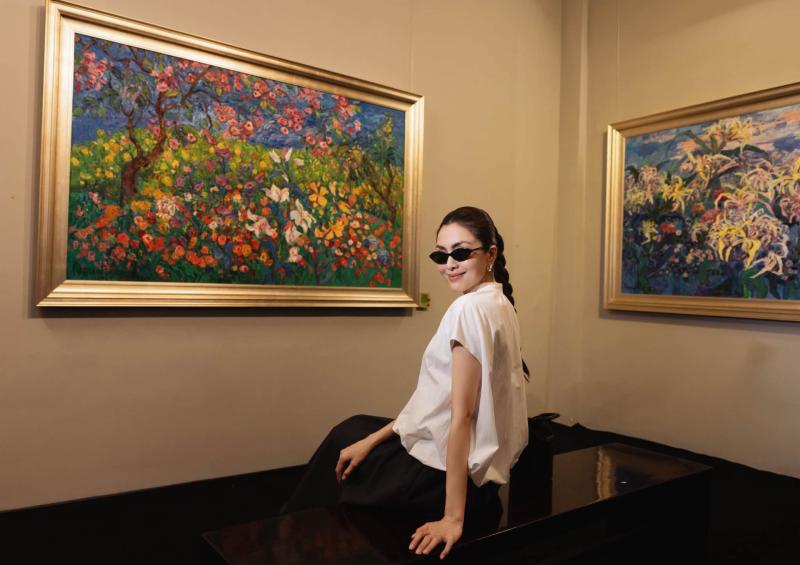 Tăng Thanh Hà đến chúc mừng Đỗ Mạnh Cường làm họa sĩ- Ảnh 6.