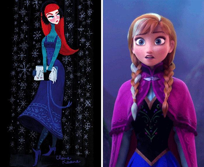 Những bản phác thảo gốc hé lộ diện mạo khác lạ của các nhân vật Disney đình đám- Ảnh 12.