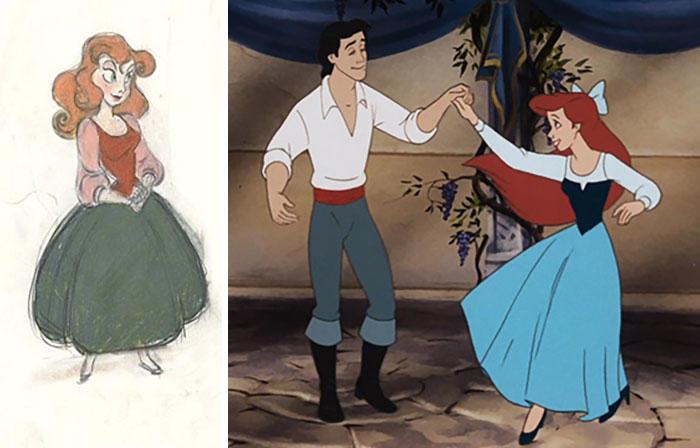 Những bản phác thảo gốc hé lộ diện mạo khác lạ của các nhân vật Disney đình đám- Ảnh 14.