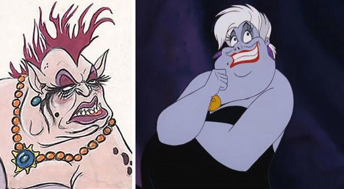 Những bản phác thảo gốc hé lộ diện mạo khác lạ của các nhân vật Disney đình đám- Ảnh 3.
