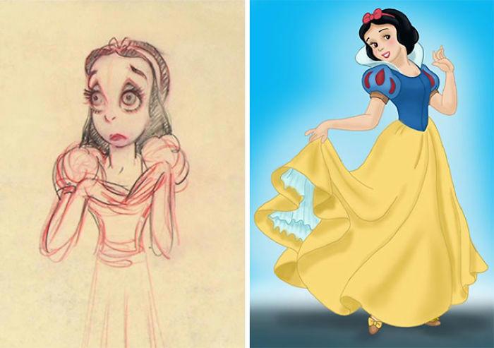 Những bản phác thảo gốc hé lộ diện mạo khác lạ của các nhân vật Disney đình đám- Ảnh 18.