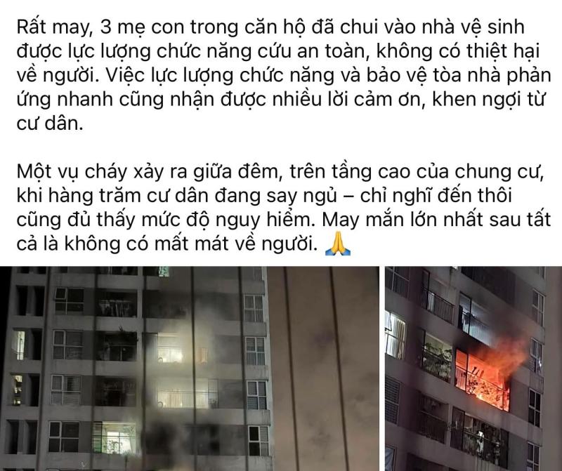 Cảnh báo thói quen trốn vào nhà vệ sinh khi xảy ra cháy chung cư - Ảnh 1.