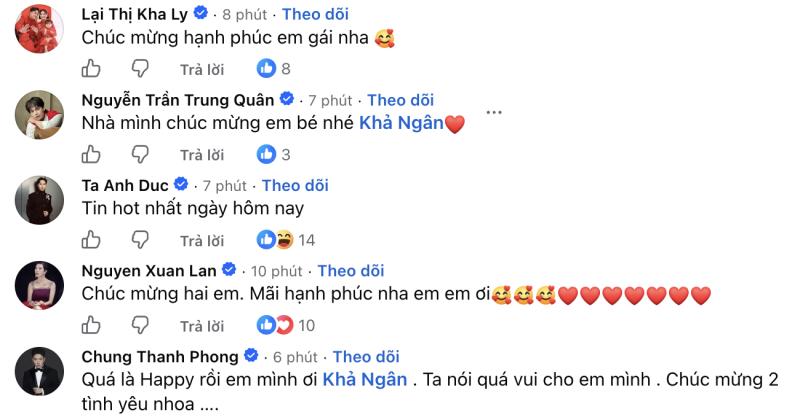 Cả showbiz chúc mừng Khả Ngân và Nhan Phúc Vinh thành đôi- Ảnh 2.