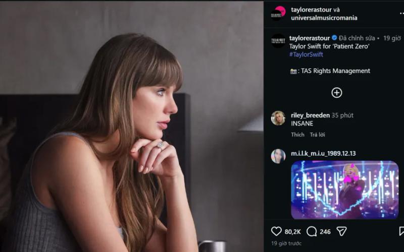 Taylor Swift "nhá hàng" cho ca khúc mới - Ảnh 1.