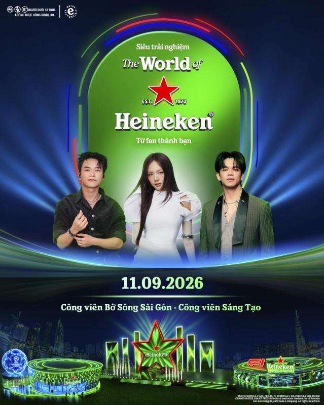 Charlie Puth lần đầu đến TP.HCM, quy tụ cùng dàn sao Việt đổ bộ The World Of Heineken® - Ảnh 2.