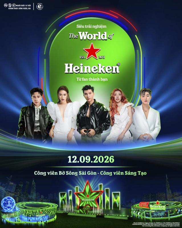 Charlie Puth lần đầu đến TP.HCM, quy tụ cùng dàn sao Việt đổ bộ The World Of Heineken® - Ảnh 3.
