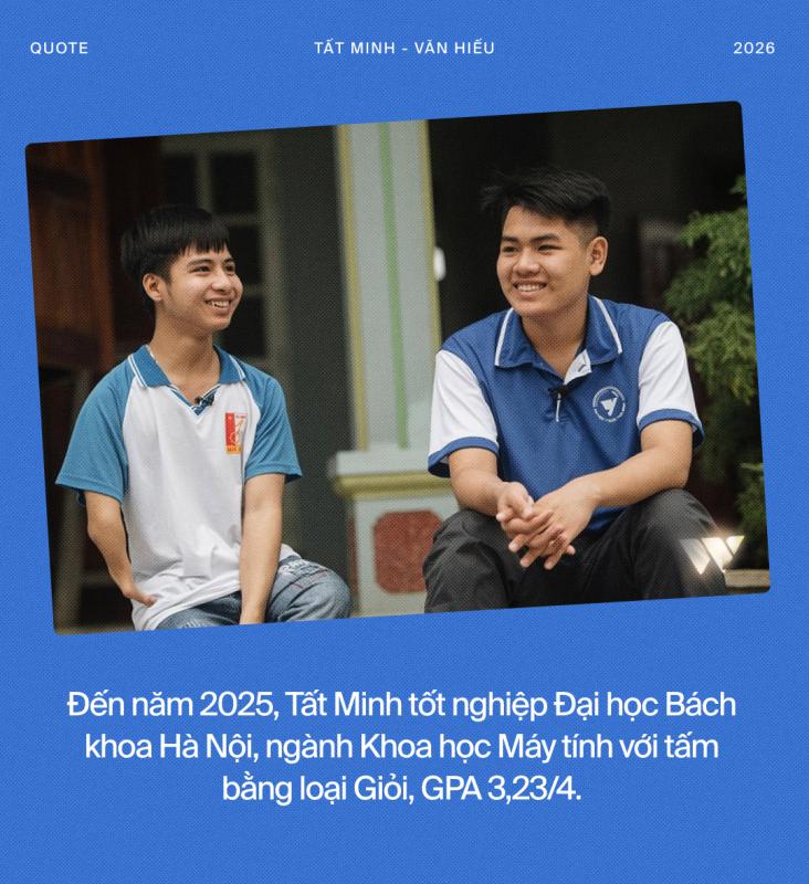 Tất Minh thành kỹ sư, Văn Hiếu đỗ bác sĩ nội trú: 10 năm cõng nhau đi học, giờ đi riêng vẫn đi rất xa- Ảnh 4.