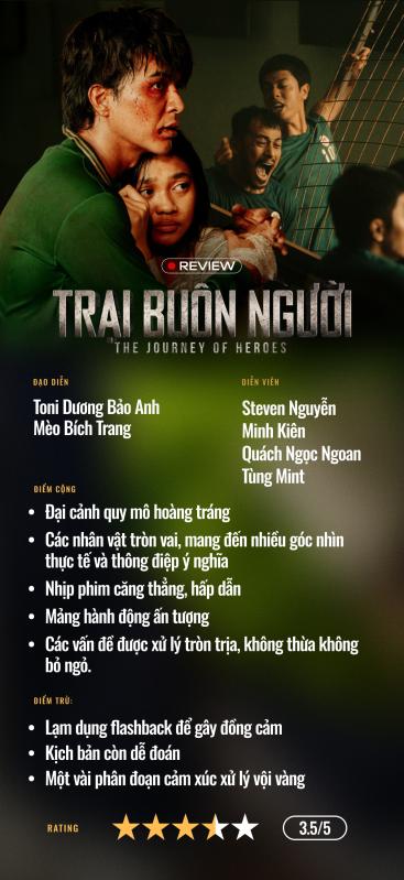 Trại Buôn Người: Đầu chuột đuôi voi, tàn nhẫn đến nghẹt thở nhưng phim hành động sinh tồn chỉ cần thế này thôi!- Ảnh 10.