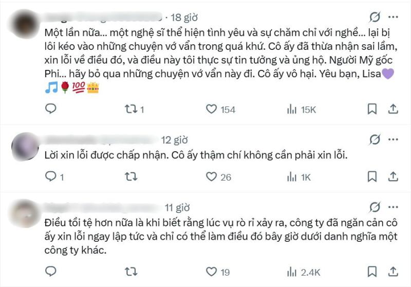 Lisa (BLACKPINK) xin lỗi vì phân biệt chủng tộc, phản ứng của netizen mới là điều bất ngờ- Ảnh 3.