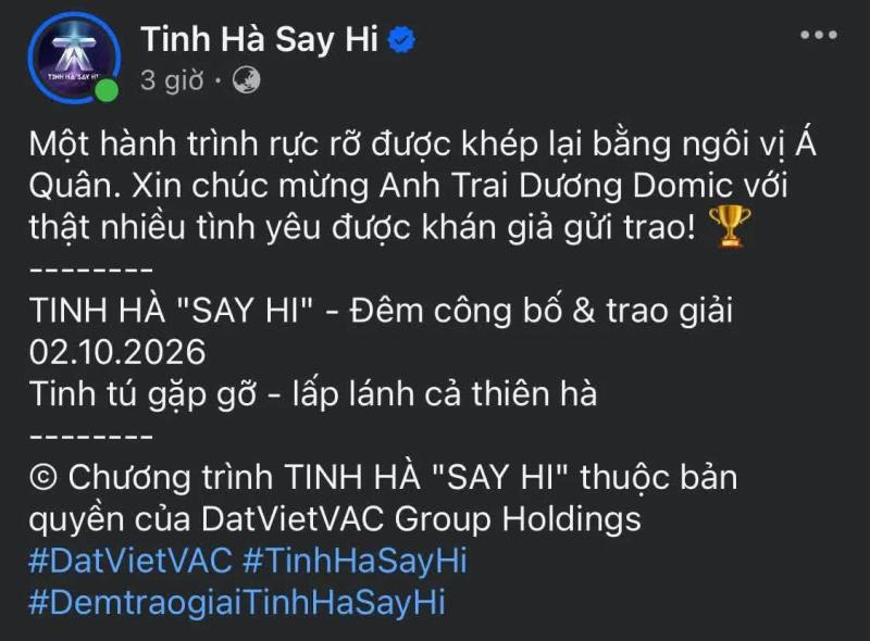 Bùng nổ tranh cãi sau trao giải Tinh Hà Say Hi: Quang Hùng MasterD lép vế dù là Quán quân, Trấn Thành lên tiếng nóng- Ảnh 5.