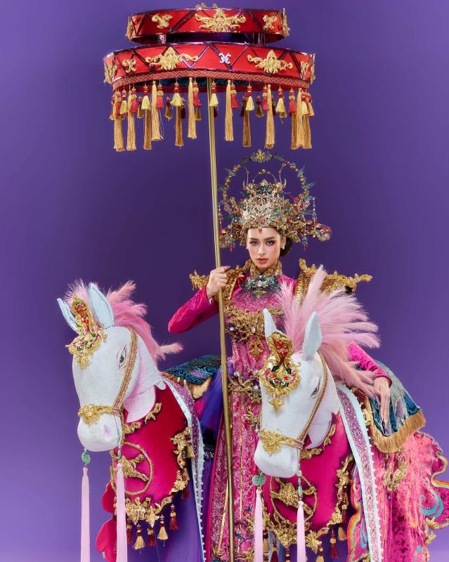 Emoura Phạm thi Trang phục dân tộc ở Miss Grand: Tự tin nhưng quá an toàn!- Ảnh 4.