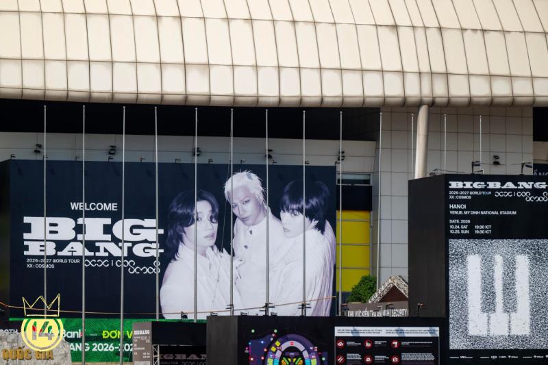 Còn 4 ngày đến concert BIGBANG tại Hà Nội: Dàn âm thanh, màn hình LED bạc tỷ đã được lắp đặt, sức nóng bao trùm Thủ đô- Ảnh 11.