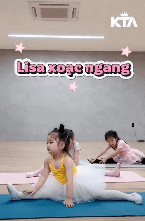 Bé Lisa - con gái út nhà Khánh Thi Phan Hiển mới 3 tuổi đã học ballet, ép dẻo điệu nghệ đến mức cô giáo dạy múa cũng bất ngờ- Ảnh 6.