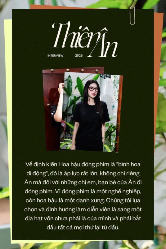 Thiên Ân: Hiện tại muốn được gọi là diễn viên thay vì Hoa hậu, "cấm" Kỳ Duyên đóng cảnh nóng chỉ là content- Ảnh 5.