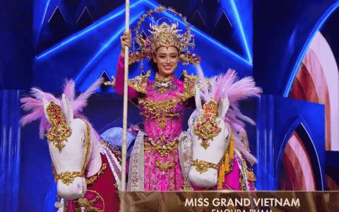 Emoura Phạm thi Trang phục dân tộc ở Miss Grand: Tự tin nhưng quá an toàn!- Ảnh 3.
