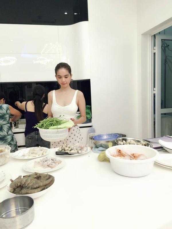 Mâm cơm nhà của Quốc Trường và Ngọc Trinh- Ảnh 12.