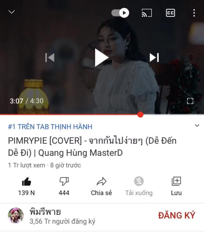 Việt Nam có 1 ca khúc nổi tiếng châu Á, sao Thái Lan cover leo thẳng Top 1 Trending: Ca sĩ nay “đổi đời”, được đề cử top đẹp nhất thế giới- Ảnh 2.