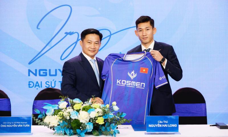Kosmen công bố cầu thủ Hai Long trở thành đại sứ thương hiệu - Ảnh 5.