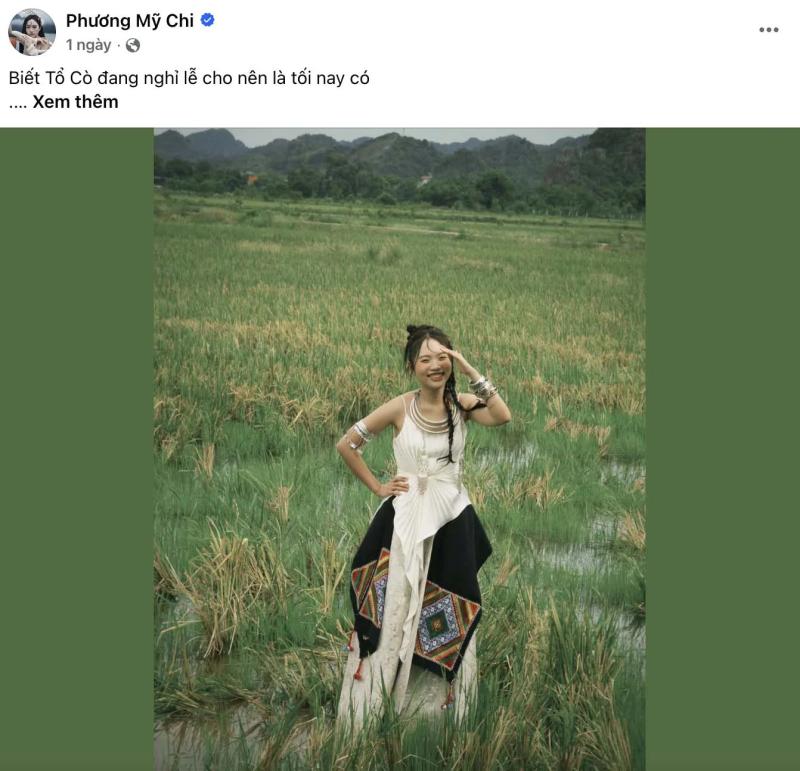 Phương Mỹ Chi đội chiếc khăn piêu, thẳng thắn nói về tranh cãi “làm buồn lòng khán giả”- Ảnh 4.