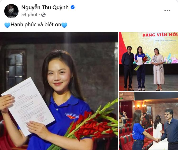 Nữ diễn viên Việt vừa được kết nạp Đảng, từng được cả Bộ Quốc phòng khen thưởng mới tài- Ảnh 1.